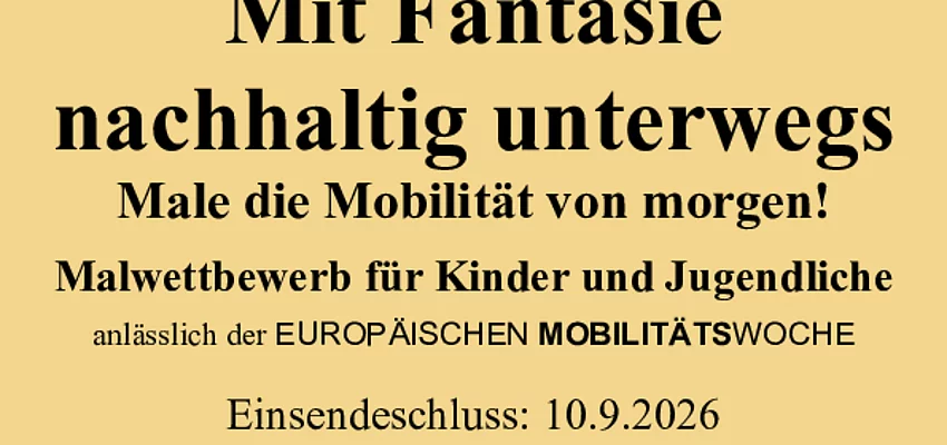 Malwettbewerb für Kinder und Jugendliche